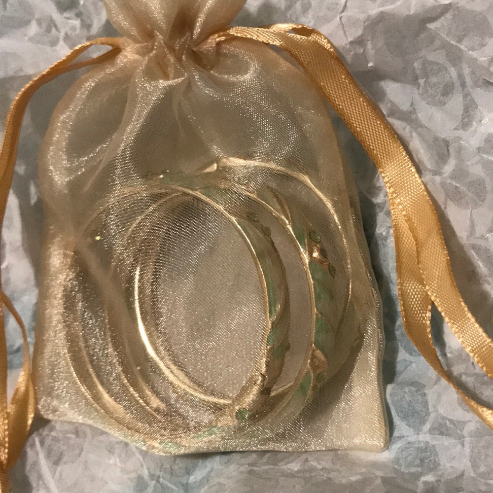Gold bangels bracelet